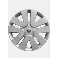 Yk Renault Symbol / Clio / Fluence / Megan Uyumlu 15 Inç Jant Kapağı 4'lü Takım Amblem Hediyeli