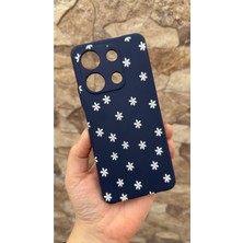 Vip Case Infinix Note 30 Uyumlu Mini Papatya Desenli Silikon Darbe Emici Klasik Korumalı Rubber Kılıf