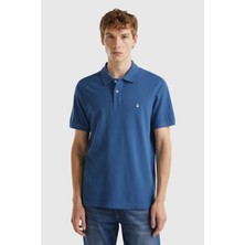 United Colors Of Benetton Mavi Erkek Erk_regular Fit Kısa Kollu Polo T-Shirt Model Kodu: ( 3089J3179217)