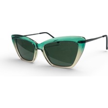 Toz Vintage Emvin Yeşil Çerçeve Vintage Retro Güneş Gözlüğü