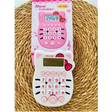 PremiumPort Sevimli Kawaii Hello Kitty Müzikli Hesap Makinesi Çocuk Hediye