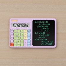 PremiumPort Çok Fonksiyonlu Taşınabilir Yazı Tahtalı Hesap Makinesi