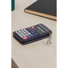 PremiumPort Mini Taşınabilir Hesap Makinesi, Anahtarlık Şeklinde Ergonomik Tasarım