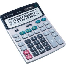 PremiumPort Masa Üstü 12 Haneli Hesap Makinesi, Pratik ve Dayanıklı Tasarım