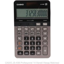 PremiumPort 14 Hane Profesyonel Masa Üstü Hesap Makinesi, Güçlü ve Dayanıklı Tasarım