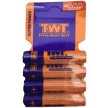 PremiumPort Twt Ince Pil 4'lü Paket, Uzun Süreli Güç ve Güvenilirlik