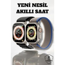 Allians 49MM Ekranlı, Kan Basıncı ve Adım Sayar Özellikli Bluetooth Akıllı Saat