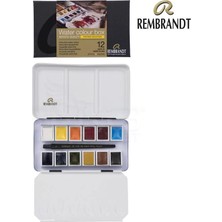 Rembrandt Sulu Boya Seti 12 Renk + Fırça Portrait Selection