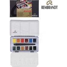 Rembrandt Sulu Boya Seti 12 Renk + Fırça Mono Pigmented