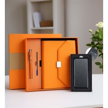 Özbience Pratik Defter ve Kalem Seti ile Şarj Desteği Sağlayan Powerbank Hediye Seti