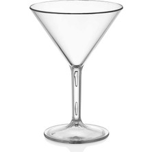 Ztf Global Trade Gastroplast 280 ml Polikarbon Plastik Martini Bardağı – Dikkat : Cam Değildir !!! Şeffaf, Kırılmaz, Gıda Uyumlu, Dayanıklı – Kafe, Bar ve Organizasyonlar Için - Kokteyl & Profesyonel