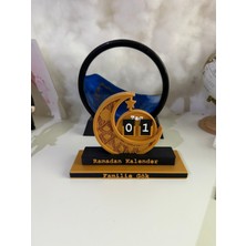 Marka Ramazan Kalender Ay Yıldız Figürlü Masaüstü Takvim- Kişiye Özel