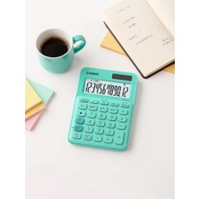 PremiumPort 12 Hane Yeşil Masaüstü Hesap Makinesi, Pratik ve Güçlü Performans