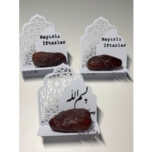Marka Hayırlı Iftarlar Yazılı Dekoratif Hurma Standı - 3D Baskı
