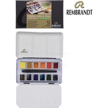 Rembrandt Sulu Boya Seti 12 Renk + Fırça Landscape Selection