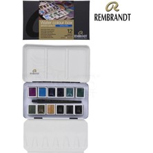Rembrandt Sulu Boya Seti 12 Renk + Fırça Granulating