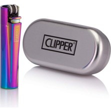 Akçtoys Clipper Çakmak, Gökkuşağı Desenli, Hediye Kutusu Dahil