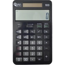 PremiumPort 12 Hane Siyah Masüstü Hesap Makinesi, Pratik ve Güçlü Performans