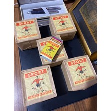 5X10'LU 50LI Doğu Almanya Sport Vintage Kibrit