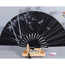 Özbience Renkli Desenli Plastik Yelpaze, Hafif ve Kullanışlı Bahçe Aracı