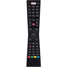 Vestel LT-43V93JU Televizyon Için Uyumlu Netflix Youtube Mor Tuşlu Tv LED LCD Uzaktan Kumanda
