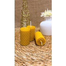 Şifa Pınarı Balmumu Petek Desenli Magnet 20 Adet Balmumu Mum