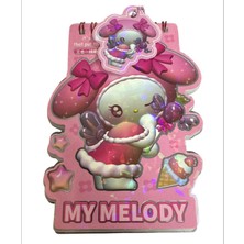 Özbience Sevimli My Melody Stickerlı Mini Not Defteri, Renkli ve Şirin Tasarım