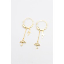 Royaleks Şemsiye Küpe - Altın