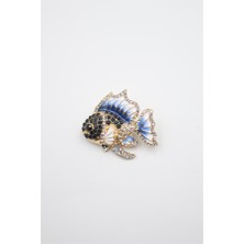 Royaleks Balık Broş - Mavi