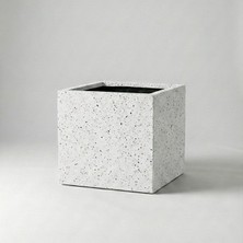 Beton Kare Saksı 30X30X30CM