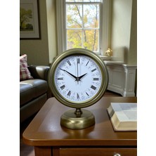 Pazarcan Prestij Eskitme 25 x 20 cm Metal Masa Saati