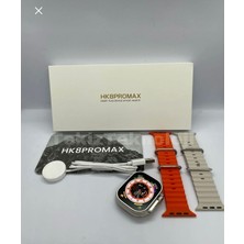 Allians Hk8 Promax 49MM Amoled Ekran 3 Kordonlu Vidalı Kordon Kilitli