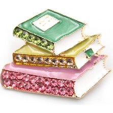 Royaleks Kitap Broş - Pembe