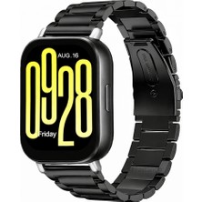 MMP Shop Xiaomi Redmi Watch 5 Active / Lite Uyumlu 22MM Paslanmaz Çelik Akıllı Saat Kordonu