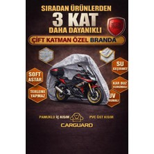 Carguard Revolt Rsx4 / Rsx5 / Rsx7 150 cc Fitilli Motosiklet Brandası Motor Örtü - Arka Çanta Uyumlu