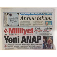 Özbience 24 Ağustos 1996 Milliyet Gazetesi, Anapta Genel Başkanlık Seçimi Haberi