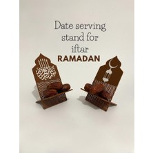 Marka 3D Baskı Ayetli Hurmalık - Dekoratif Iftar Hurma Standı