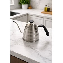 Tuğra Store Paslanmaz Modern Tasarım Filtre Kahve ve Çok Amaçlı Barista Demliği 1200 ml