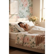 Mona Yatak Ortopedik Çift Boyun Destekli Ergonomik Visco Yastık Memory Foam  60X40X14/12 cm