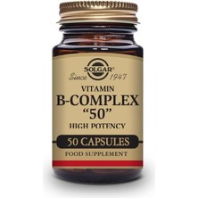 Solgar Vitamin B-Complex 50MG 50 Kapsül