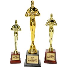 Özbience Kişiye Özel Tasarlanabilen Oscar Heykeli, 17 Cm, Özel Hediye ve Dekorasyon