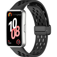 Allians Delikli Tasarım Air Loop Silikon Kordon Manyetik Toka Uyumlu