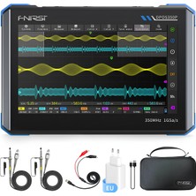 Fnirsi DPOS350P 350MHz 1GSPS 4'ü 1 Arada Tablet Osiloskop Sinyal Jeneratör Spektrum Multimetre