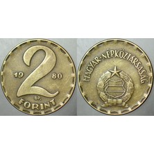 Banknoting Macaristan 2 Forint 1980.