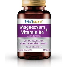 Wellcare Magnezyum + Vitamin B6 60 Tablet