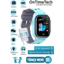 Allians Pembe Akıllı Çocuk Saat, Gps ve Kamera Özellikli, Güvenli ve Eğlenceli