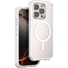 Vintessy Onegif Apple Iphone 15 Pro Max Hulk Magsafe Kapak - Beyaz