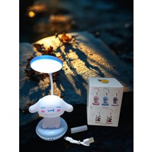 Ayder Online Satış Mavi Melodi  Figürlü Katlanabilir ve Şarjlı Pilli LED Masa Lambası