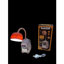 Ayder Online Satış Capybara  Figürlü Kalem Traş Özellikli Katlanabilir ve Şarjlı LED Masa Lambası