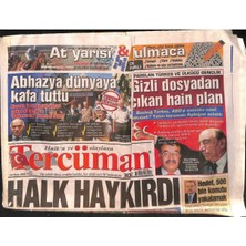 Özbience 13 Nisan 2008 Tercüman Gazetesi Abhazya Dergisi Ankara Günleri